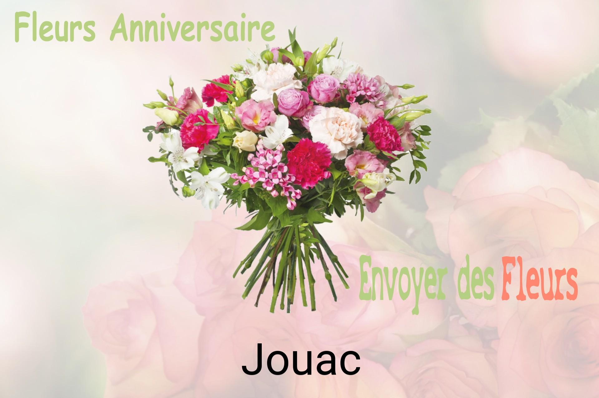 Bouquet de fleurs d’anniversaire livré à Jouac